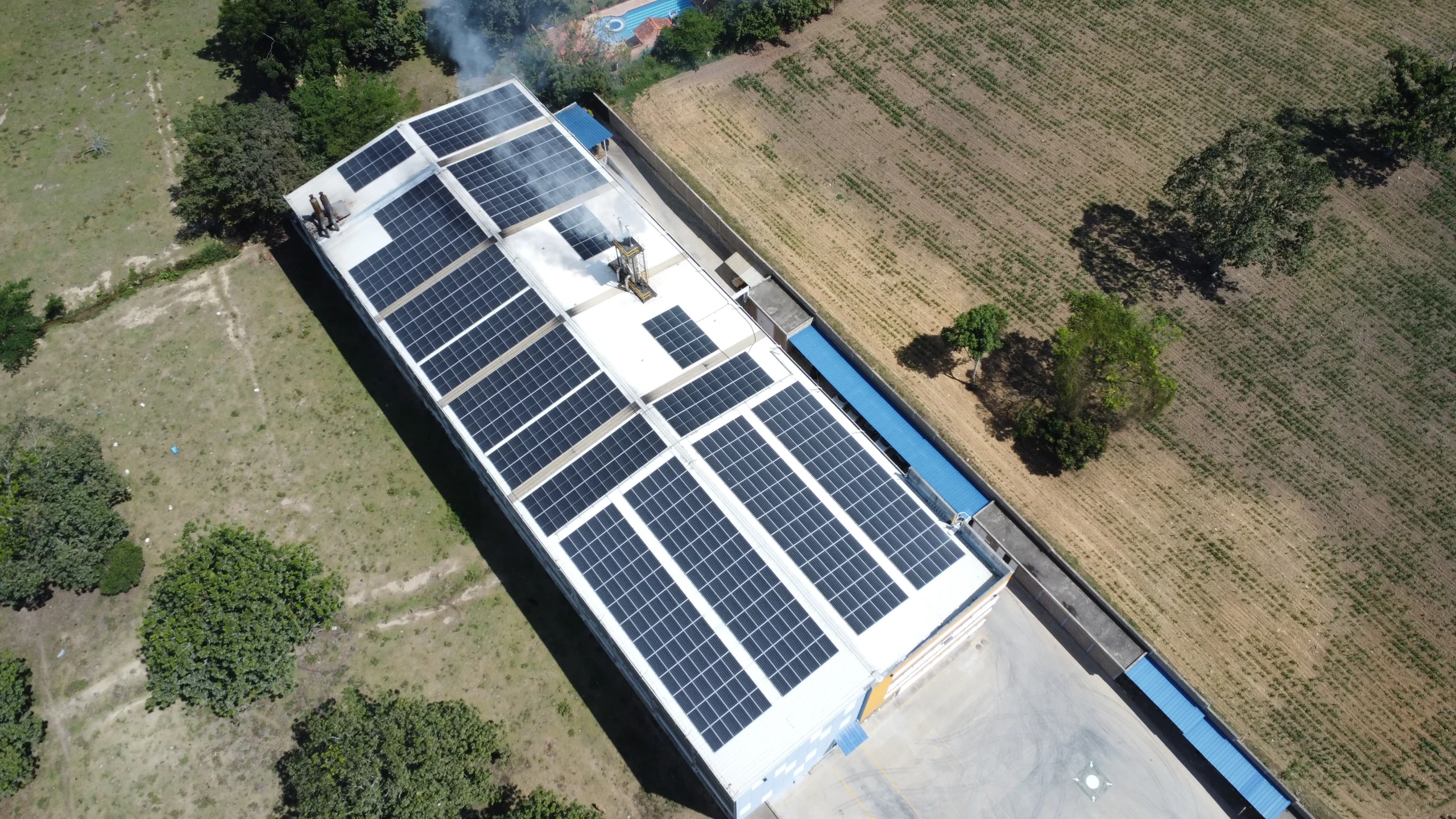 energía solar en plantas industriales