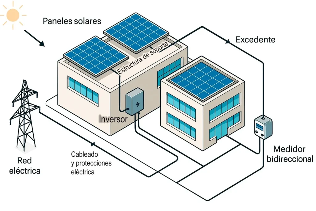 Sistema solar fotovoltaico